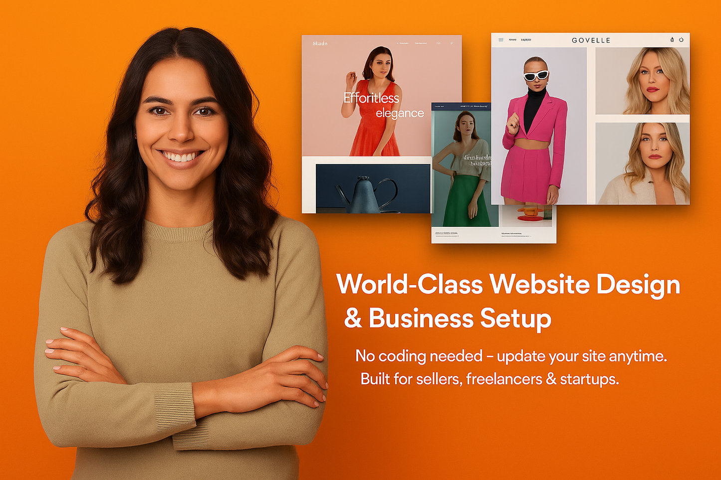 Mobile-optimized world class website design mockup for growing businesses seeking fast, flexible websites.