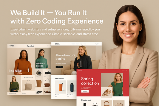 Pro Website Design Package with advanced layout and conversion-focused homepage for high-traffic online stores