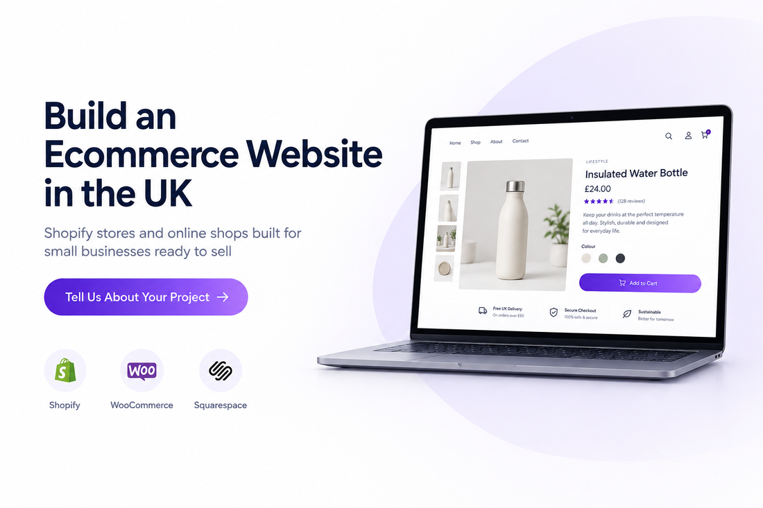 Build an ecommerce website in the UK with Savlo — Shopify stores and online shops for small businesses ready to sell. Submit your project free, no obligation.