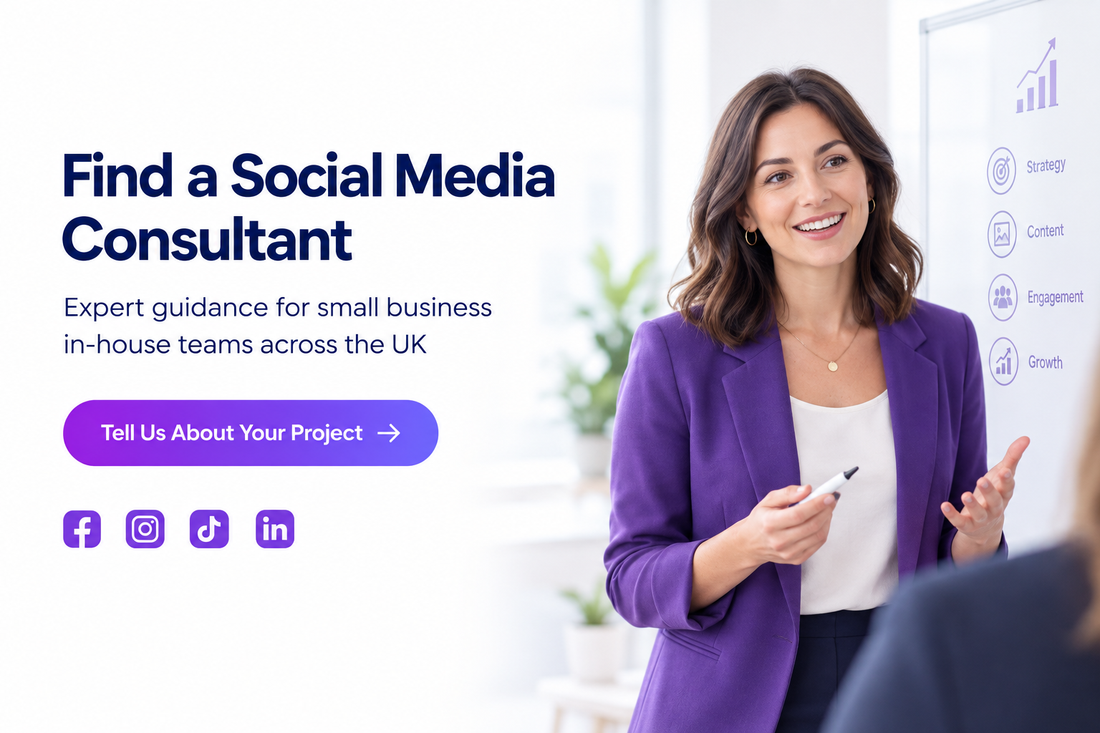 Find a social media consultant for your small business in the UK with Savlo — expert guidance for in-house teams on Facebook, Instagram and TikTok. Submit your project free, no obligation.