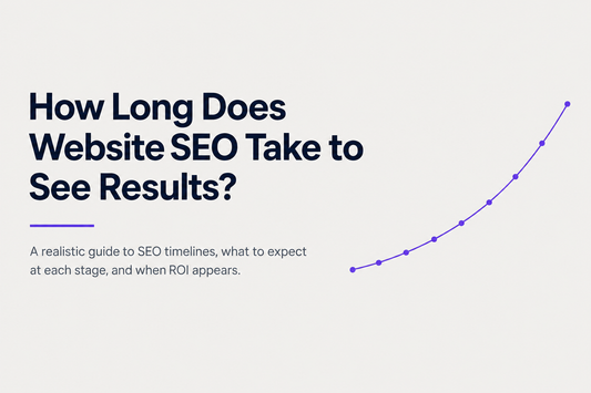How long does website SEO take to see results - a realistic guide to SEO timelines, what to expect at each stage, and when ROI appears, from Savlo.