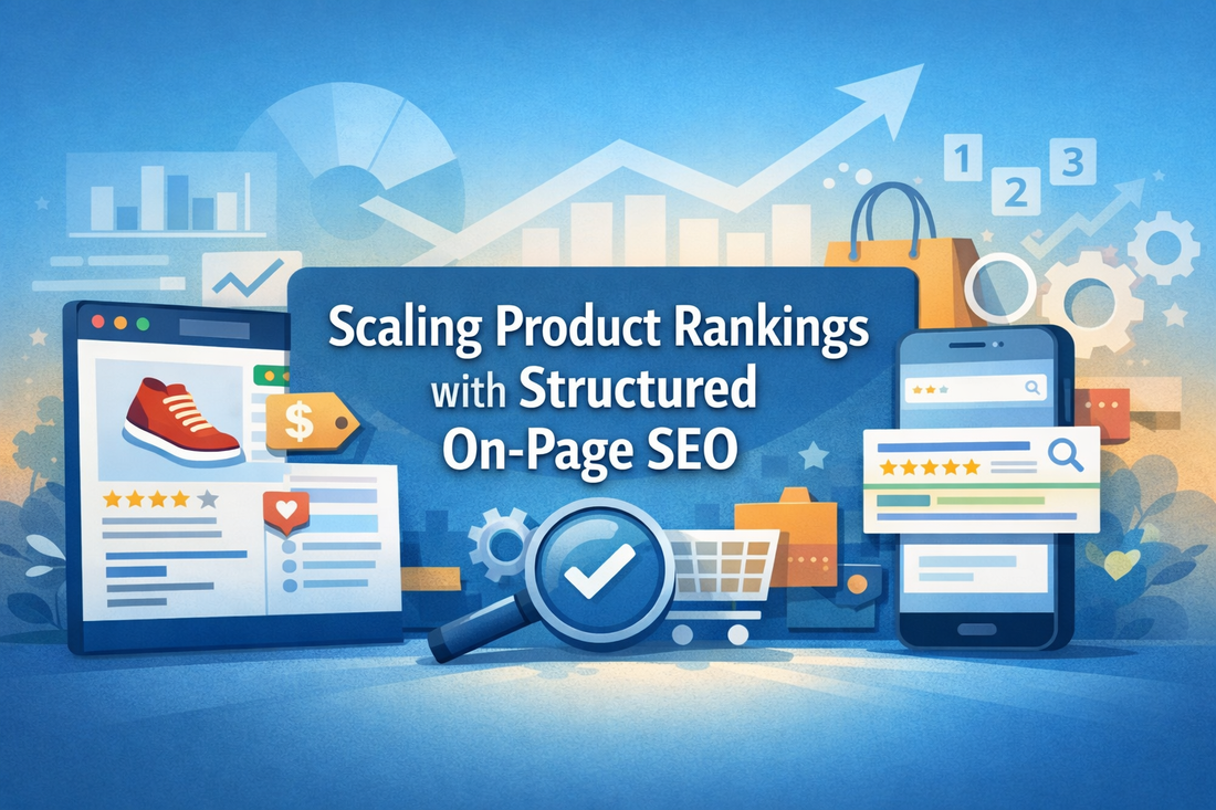 Scaling Product Rankings with Structured On-Page SEO for Ecommerce and Shopify Stores