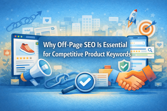 Why Off-Page SEO Is Essential for Competitive Product Keywords in Ecommerce and Shopify SEO