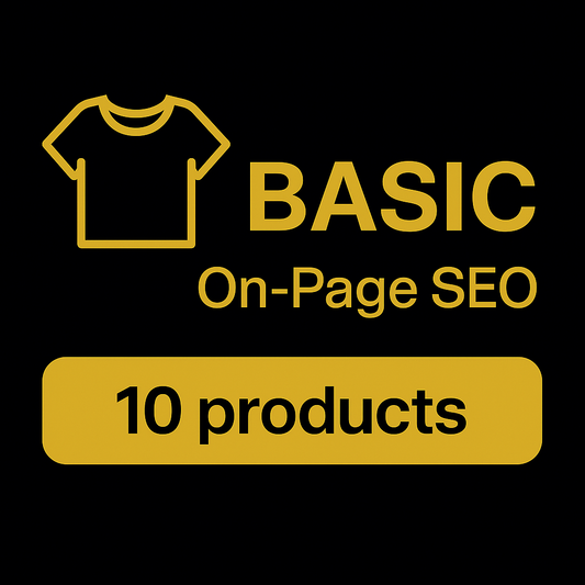 BASIC On-Page SEO – 10 Products