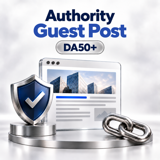Authority Guest Post package with DA50+ backlink placement