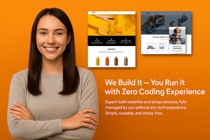 Starter website design with branding section and we build it for startup owners.