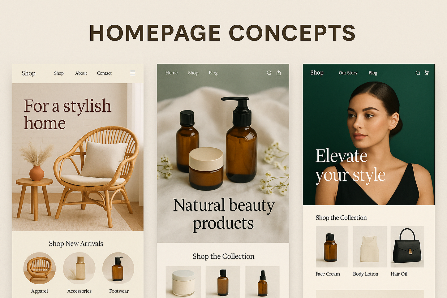 Responsive eCommerce website design with warehouse address support for global sellers using the Elite package.