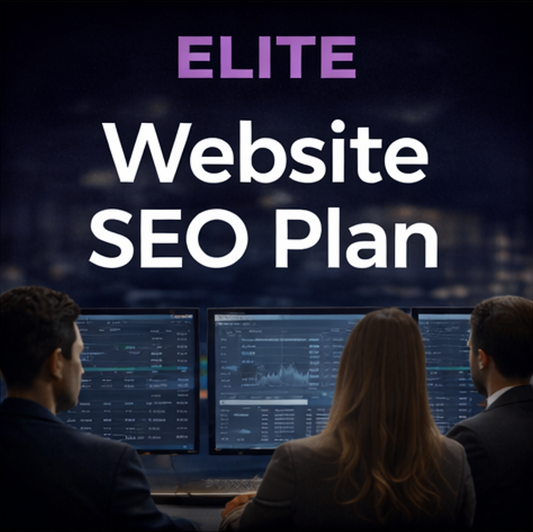 Enterprise-level SEO team analysing large-scale website performance, rankings, and growth data for an elite SEO plan.