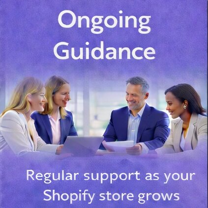 Ongoing Shopify growth guidance session with advisors reviewing performance and next steps