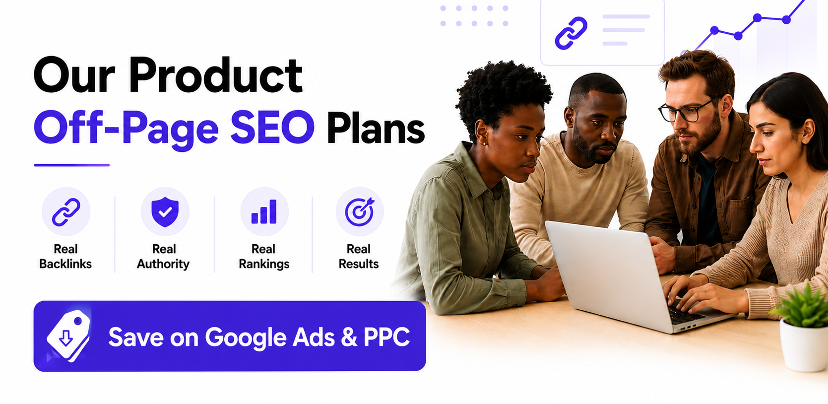Product off-page SEO plans with quality backlinks, stronger authority and improved rankings